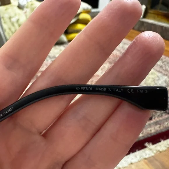 Fendi Black Sunglasses Contemporary Style, like new condition